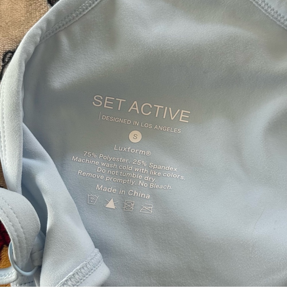 SET Active Cielo Blue‎ Luxform Song Sports Bra - Small - Picture 5 of 5
